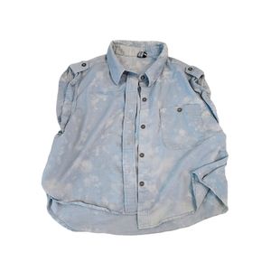 Tie dye cropped sleeveless top